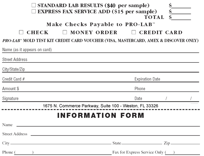 Pro Lab Mold Sample Submission Form.pdf How to Use a Pro-Lab Mold Test Kit - Mold Blogger